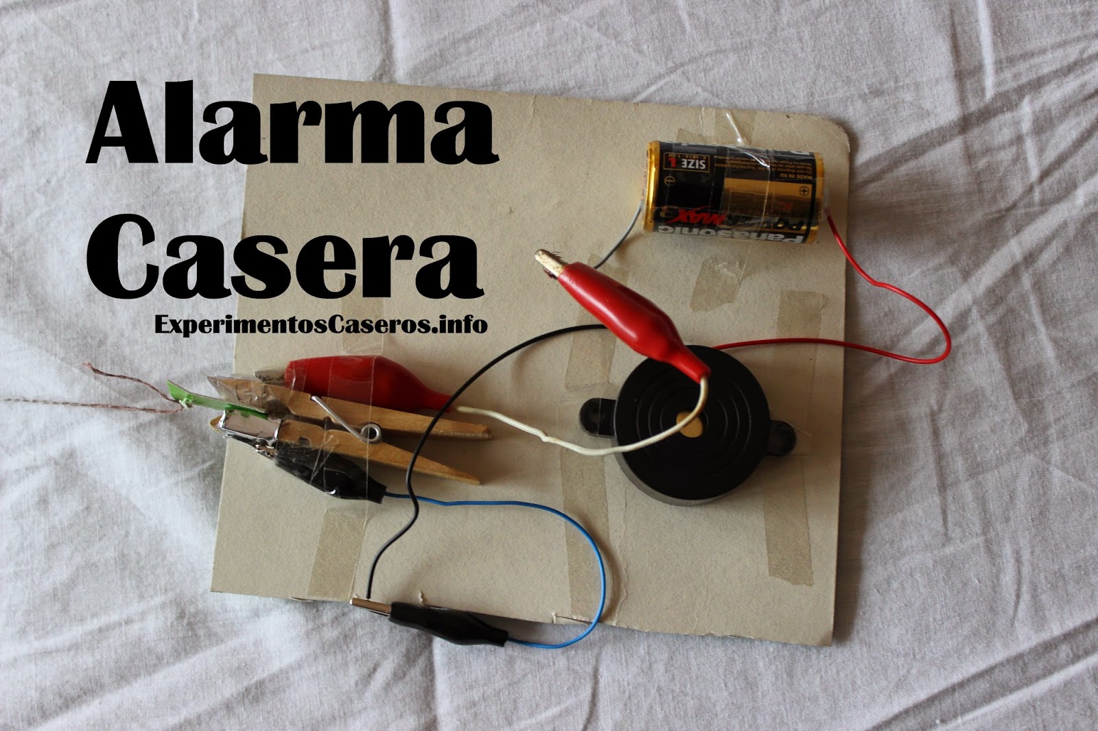 como hacer una alarma casera como hacer una alarma casera